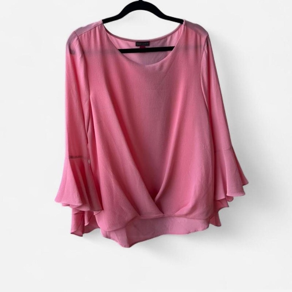 Vince Camuto Pink Draped Blouse